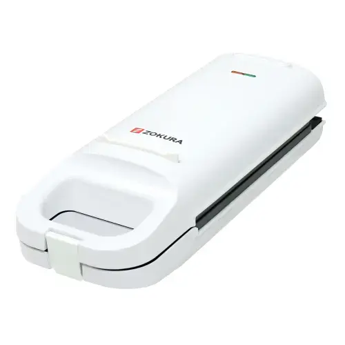 Sandwich-maker 2 in 1 Zokura Z1505, 750W, Placi grill sau vafe (Alb)