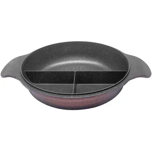 Oala joasa Neoklein CSL30-Royal, 30 cm, fara capac, aluminiu turnat, invelis anti-aderent (Rosu)