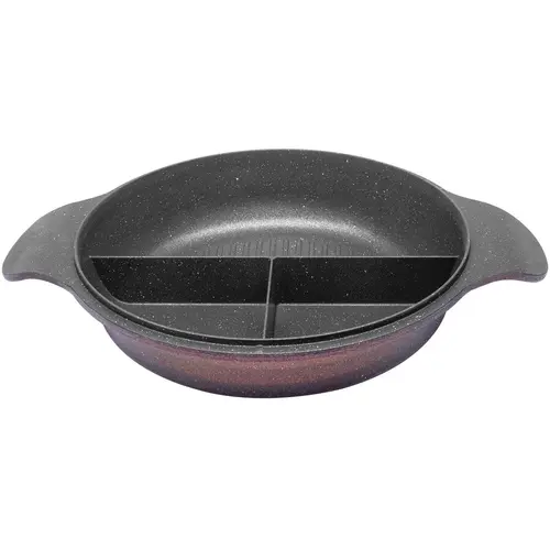 Oala joasa Neoklein CSL30-Royal, 30 cm, fara capac, aluminiu turnat, invelis anti-aderent (Rosu)