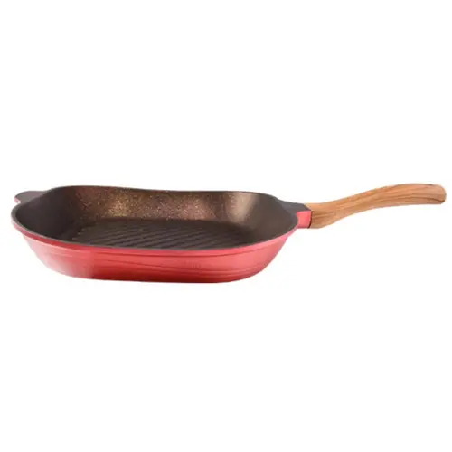 Tigaie Grill NeoKlein GR30, 30cm (Rosu)