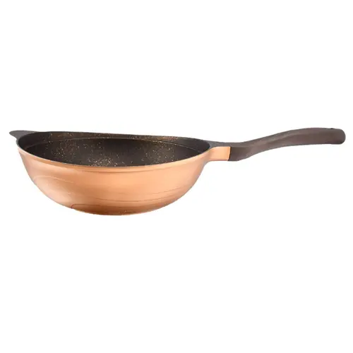 Tigaie Wok NeoKlein WOK30-Gold, 30cm, Gaz, Titan (Auriu)