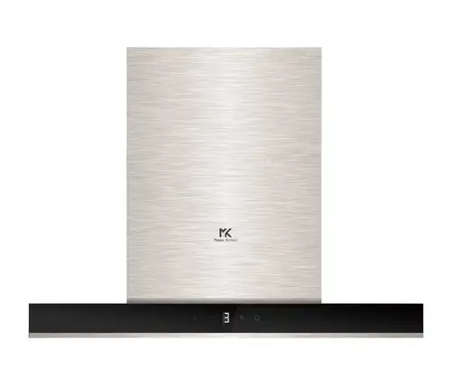 Hota Master Kitchen MKHD T9081ED-TouchBK/XS 800Mc/h Latime 90cm Clasa A Control Slide Touch 3 Filtre Aluminiu Sticla (Negru/Inox)