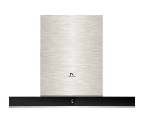 Hota Master Kitchen MKHD T9081ED-TouchBK/XS 800Mc/h Latime 90cm Clasa A Control Slide Touch 3 Filtre Aluminiu Sticla (Negru/Inox)
