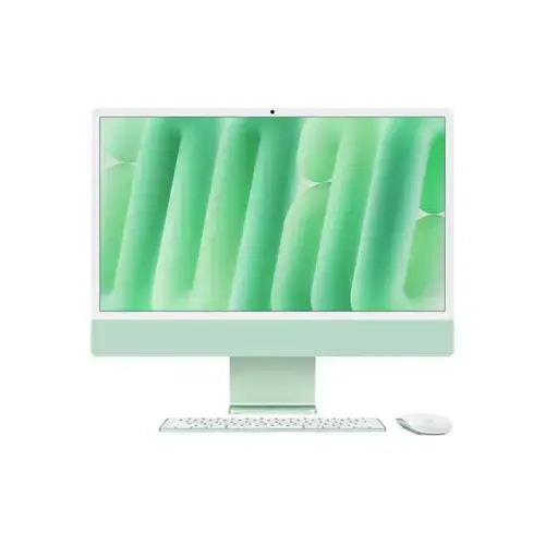All In One PC Apple iMac 24inch (2024), Procesor Apple M4, 10 nuclee CPU si 10 nuclee GPU, 24inch, Retina 4.5K, 24GB, 512GB SSD, macOS, Layout INT, Manual RO (Verde)