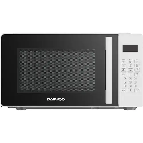 Cuptor cu microunde Daewoo KOR-6D2W, control digital, 20 litri, putere 700 W, 5 niveluri de putere, 9 programe (Alb)