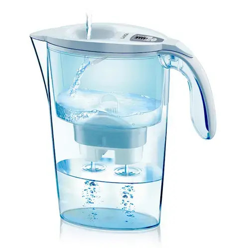 Cana filtranta de apa Laica Stream, 2.3 litri (Alb)
