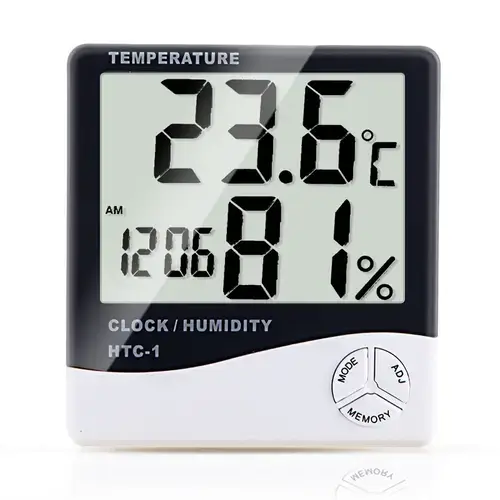 Termohigrometru digital de camera HTC-1 (Alb)