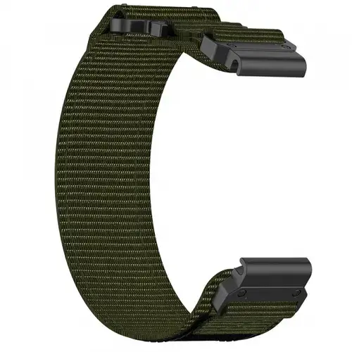 Curea Techsuit W057 pentru Garmin Watch Fenix / Forerunner Series, 22mm, Verde
