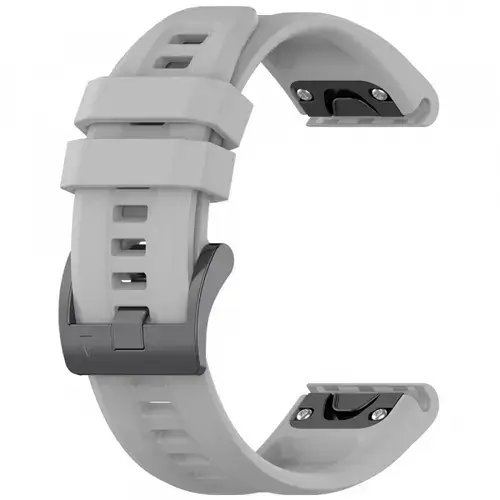 Curea Techsuit W060 pentru Garmin Watch Fenix / Forerunner Series, 22mm, Gri