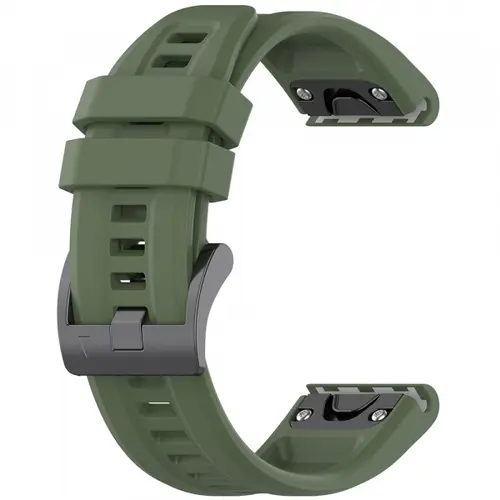 Curea Techsuit W060 pentru Garmin Watch Fenix / Forerunner Series, 22mm, Verde