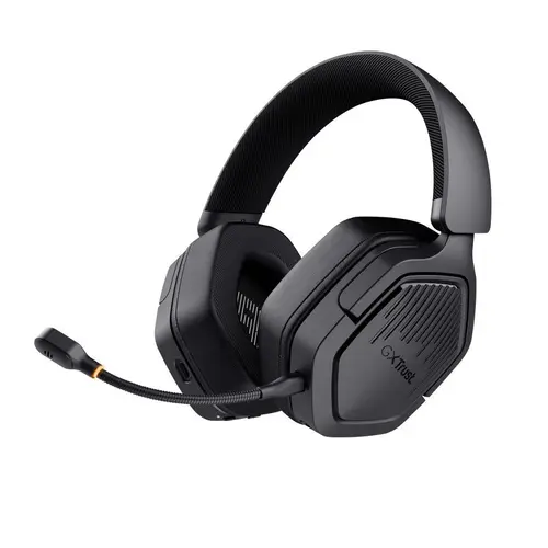 Casti Trust GXT 493PS Carus, Jack 3.5 mm, USB-C, USB-A, Wireless, Bluetooth (Negru)