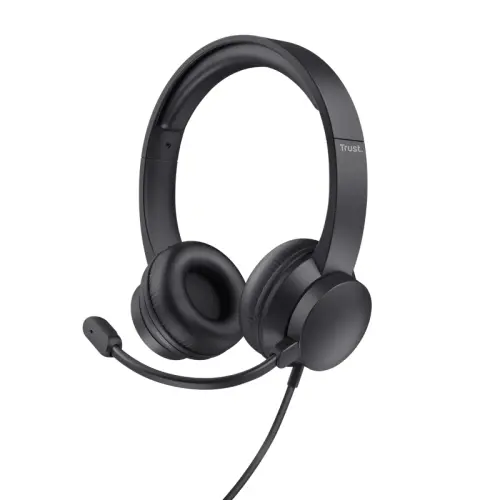 Casti cu microfon Trust Ayda, Jack 3.5mm (Negru)