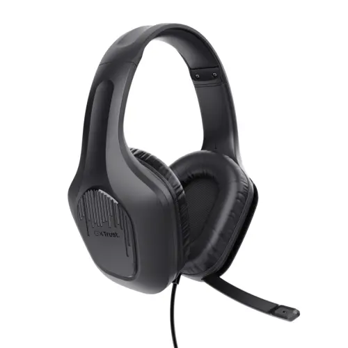 Casti cu microfon Trust GXT 417 Zirox, Wired, Jack 3.5mm (Negru)