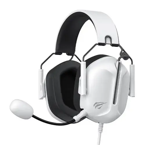 Casti Gaming HAVIT H2033d, Wired, Jack 3.5mm, 2.2m (Alb/Negru)