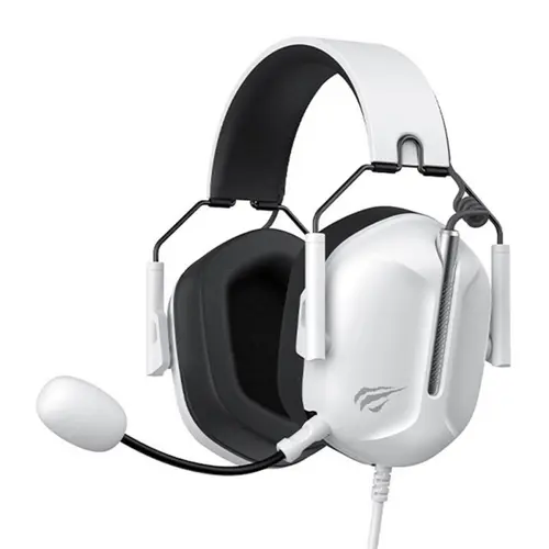 Casti Gaming HAVIT H2033d, Wired, Jack 3.5mm, 2.2m (Alb/Negru)