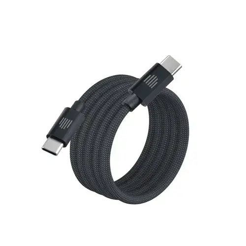 Cablu de date Dviced DV120015, Magnetic, USB-C la USB-C, 1.25m (Gri)