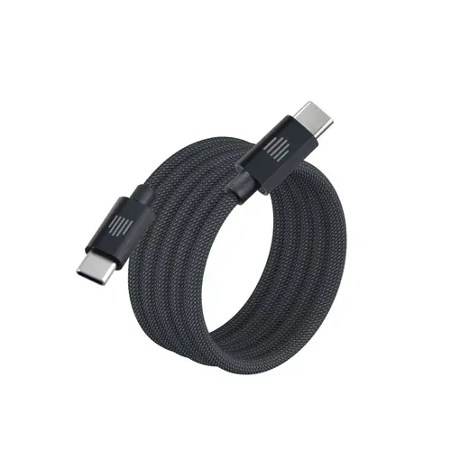 Cablu de date Dviced DV120015, Magnetic, USB-C la USB-C, 1.25m (Gri)