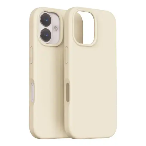 Husa Protectie Spate Dviced DV511058, Silicone Case, MagSafe, pentru Apple iPhone 17 (Bej)