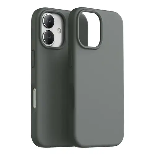 Husa Protectie Spate Dviced DV511062, Silicone, MagSafe, pentru Apple iPhone 17 (Gri)