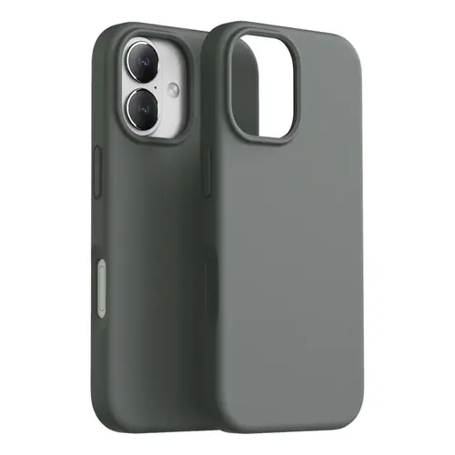 Husa Protectie Spate Dviced DV511062, Silicone, MagSafe, pentru Apple iPhone 17 (Gri)