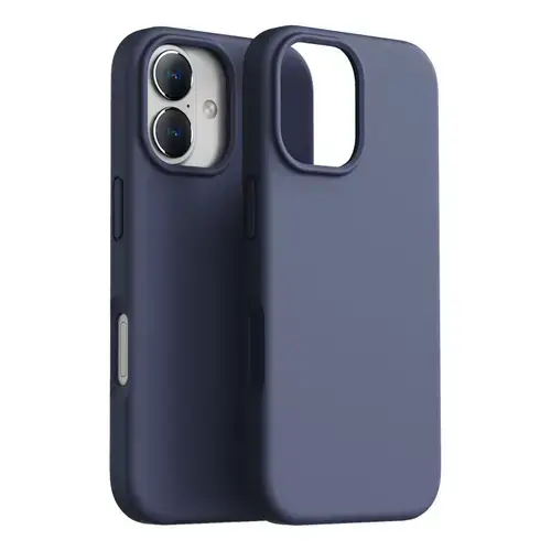Husa Protectie Spate Dviced DV511066 Silicone Case, MagSafe pentru Apple iPhone 17 (Albastru)