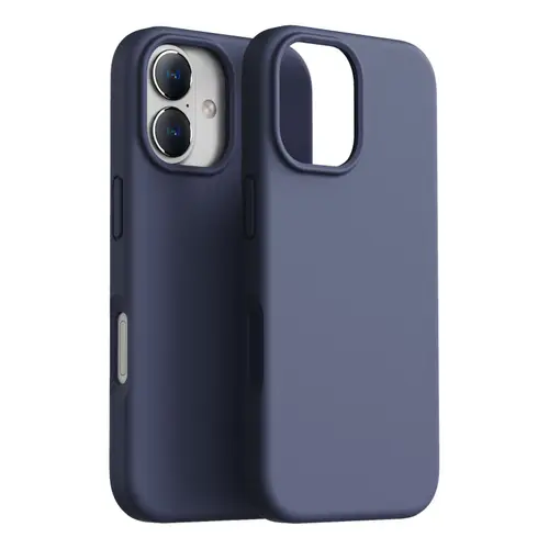 Husa Protectie Spate Dviced DV511066 Silicone Case, MagSafe pentru Apple iPhone 17 (Albastru)