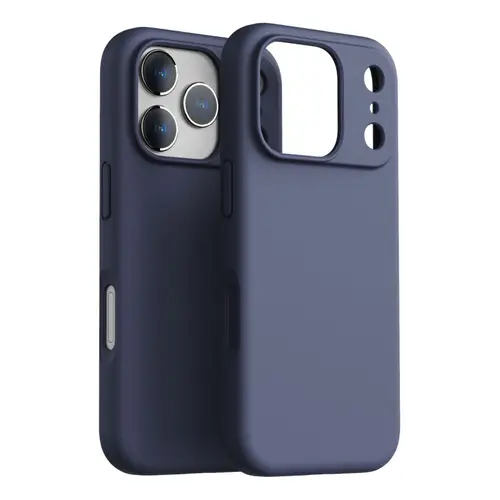 Husa Protectie Spate Dviced DV511068, Silicone, MagSafe, pentru Apple iPhone 17 Pro (Albastru)