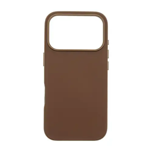 Husa Protectie Spate Dviced DV512023, Piele, MagSafe, pentru Apple iPhone 17 Pro (Maro)