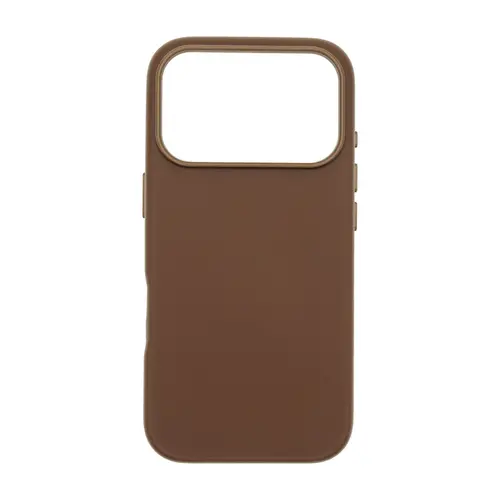 Husa Protectie Spate Dviced DV512023, Piele, MagSafe, pentru Apple iPhone 17 Pro (Maro)