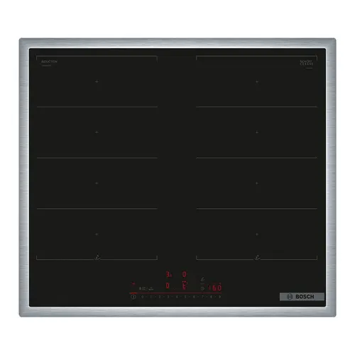 Plita incorporabila Bosch Seria 6 PXX645HC1E, Inductie zonata, 60 cm, 4 zone (Negru)