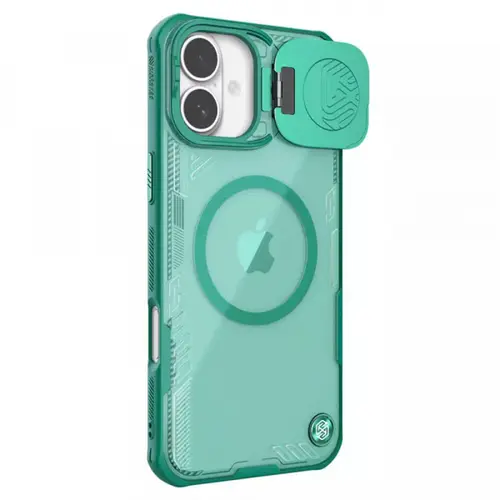 Husa MagSafe pentru Apple iPhone 16 Plus, Nillkin, Iceblade Prop (w/o Camera Cutout), Verde