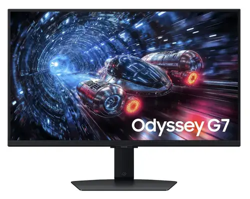 Monitor Gaming IPS LED Samsung 27inch LS27FG702EUXEN, UHD (3840 x 2160), HDMI, DisplayPort, picot, 1 ms (Negru)