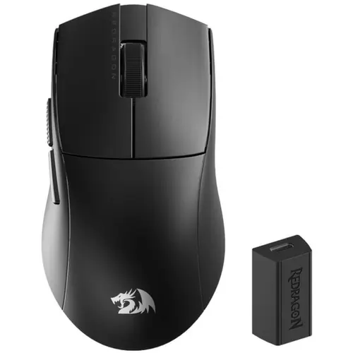 Mouse Gaming Redragon K1ng Standard 1K, Wired, Wireless 2.4Ghz, Bluetooth (Negru)