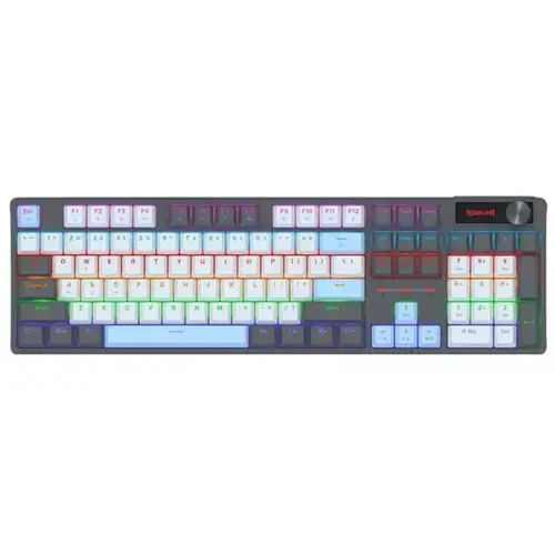 Tastatura Gaming mecanica Redragon Caesura Rainbow, Wired, USB, 1.8m (Multicolor)