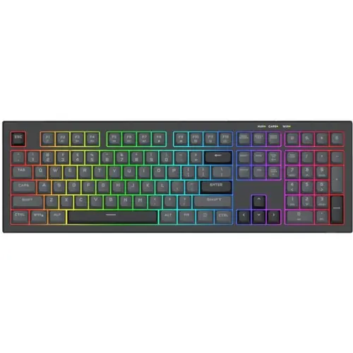 Tastatura Gaming Redragon Crux, iluminare RGB, Wired, USB (Negru)