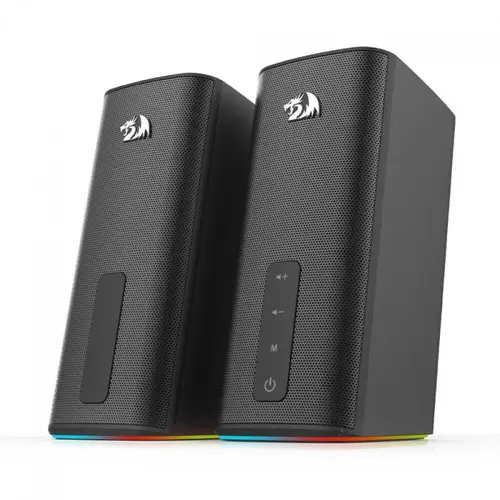 Boxe Redragon Connie, iluminare RGB, Bluetooth, Jack 3.5mm, 20W (Negru)