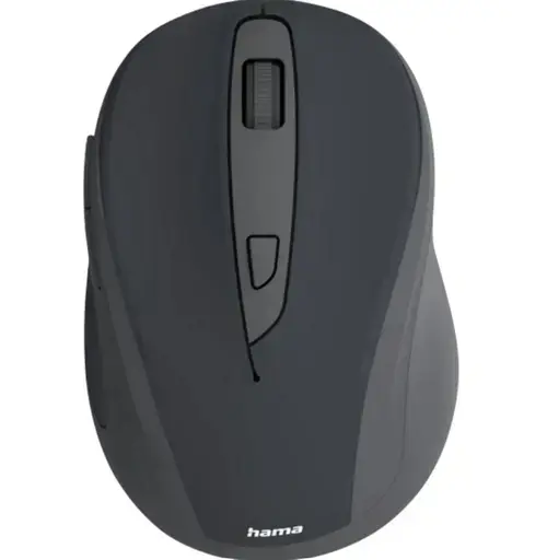 Mouse ergonomic Hama WM-400, Wireless 2.4Ghz, USB-A (Negru)