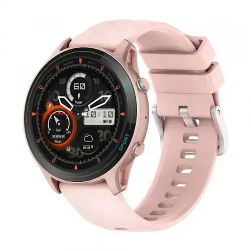 Smartwatch Titmo O-100 Call, Bluetooth, Ecran TFT 1.52inch, IP68, Android/iOS (Roz)