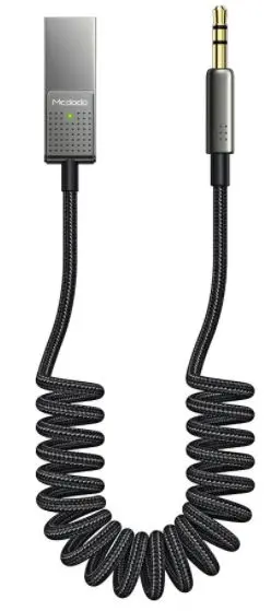Cablu Audio Mcdodo CA-8700, USB - Jack 3.5 mm, Bluetooth , 1.7 m (Negru)