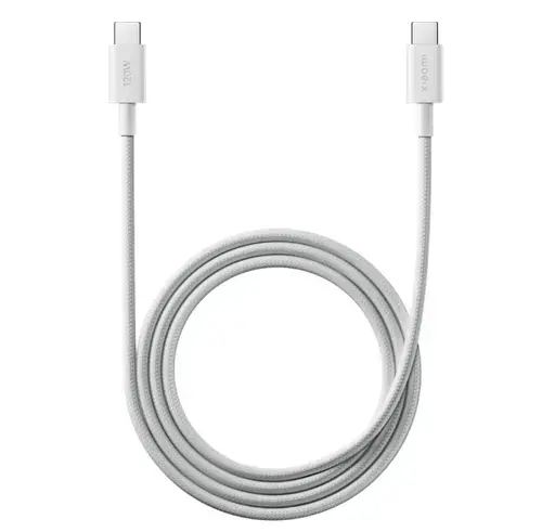 Cablu de Date si Incarcare USB-C Xiaomi BHR087KGL, USB-C la USB-C, 120W, 1m (Alb)
