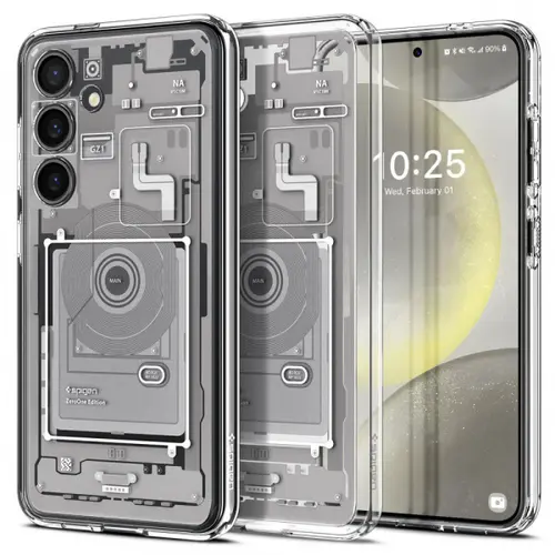 Husa pentru Samsung Galaxy S24 S921, Spigen, Ultra Hybrid Zero One (Alb)