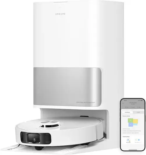 Aspirator robot cu mop Dreame L10S Ultra Gen 2 RLL32SE, capacitate baterie 5200mAh, putere de aspirare 10.000Pa, capacitate rezervor 300ml, timp de functionare pana la 240 de minute (Alb)