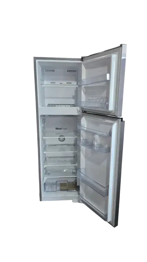 Frigider cu doua usi Beko RDNT271I40XBN, 250 l, NeoFrost Dual Cooling, Display touch control, Compresor ProSmart Inverter, Clasa E, H 165 cm (Argintiu)