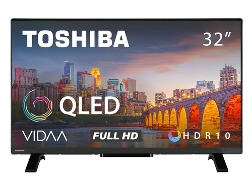 Televizor QLED Toshiba 80 cm (32inch) 32QV2F63DG, Full HD, Smart TV, WiFi, CI+