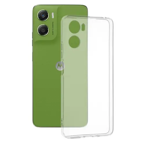 Husa Protectie Spate Lemontti LEMHSMG06T Silicon pentru Motorola Moto G06 (Transparent)
