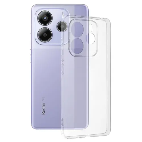 Husa Protectie Spate Lemontti LEMHSCXRN14T Silicon Clear pentru Xiaomi Redmi Note 14 4G (Transparent)