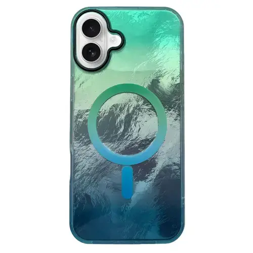 Husa Protectie Spate Lemontti LEMHGMCIXVIPMU Glacier Magsafe Case pentru Apple iPhone 16 Plus (Multicolor)