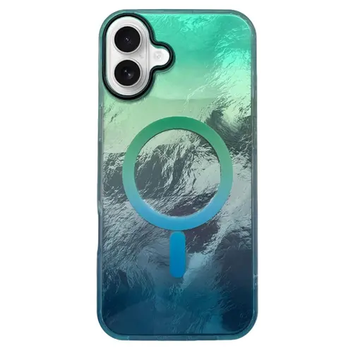 Husa Protectie Spate Lemontti LEMHGMCIXVIPMU Glacier Magsafe Case pentru Apple iPhone 16 Plus (Multicolor)
