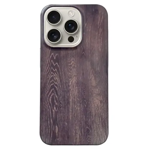 Husa Protectie Spate Lemontti LEMHSSGMIXVPMM Slim Shell Glossy MagSafe pentru Apple iPhone 15 Pro (Maro)