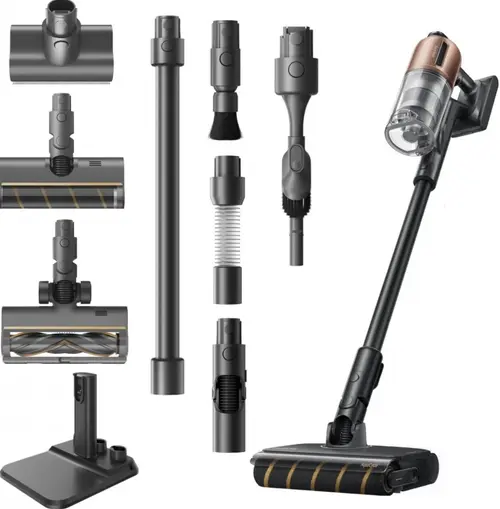 Aspirator vertical Dreame Z20 AquaCycle, 25.000Pa, 250 AW, Autonomie pana la 90 min, Recipient praf 0.6 l, Rezervor apa curata 0.4 l, 0.32 l, Filtrul HEPA, baterie 2850mAh (Negru)